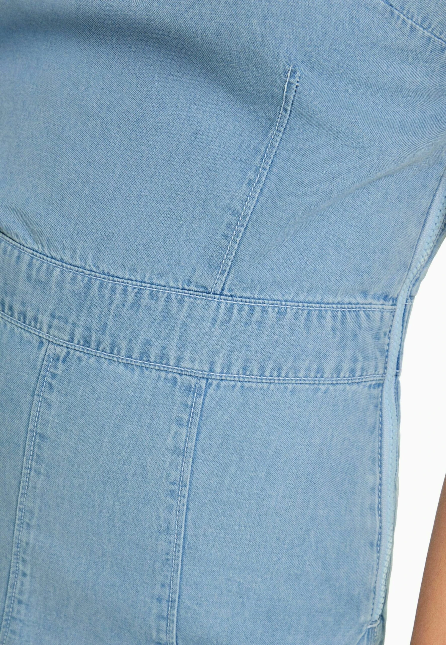 BERSHKA Combinaison - Light Blue Denim 7 BERSHKA Combinaison - Light Blue Denim – Image 5