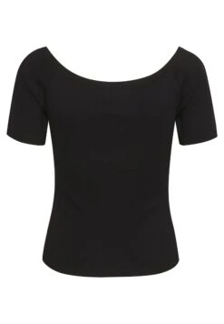 Kaffe Kapia Off Shoulder - T-Shirt Basique - Black Deep -ESPRIT Soldes 043a10d3a4404ec092315077d5c8ee5a
