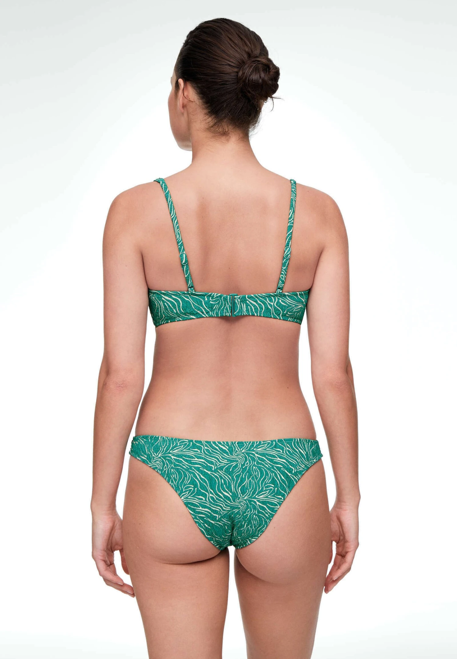 Oysho U-Neck Halter - Haut De Bikini - Mottled Turquoise 5 Oysho U-Neck Halter - Haut De Bikini - Mottled Turquoise – Image 3