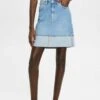 ESPRIT Mit Mittlerer Bundhöhe - Jupe En Jean - Blue Light Washed -ESPRIT Soldes 0a587052fcbf4426a227effd2f7f5d90