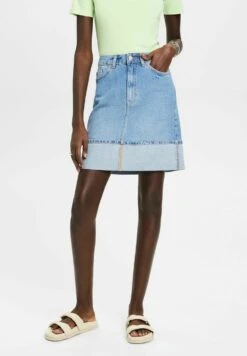ESPRIT Mit Mittlerer Bundhöhe - Jupe En Jean - Blue Light Washed