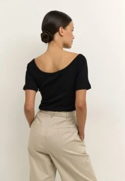 Kaffe Kapia Off Shoulder - T-Shirt Basique - Black Deep -ESPRIT Soldes 11d609c654144f4b8bddd55f7ac9e5df