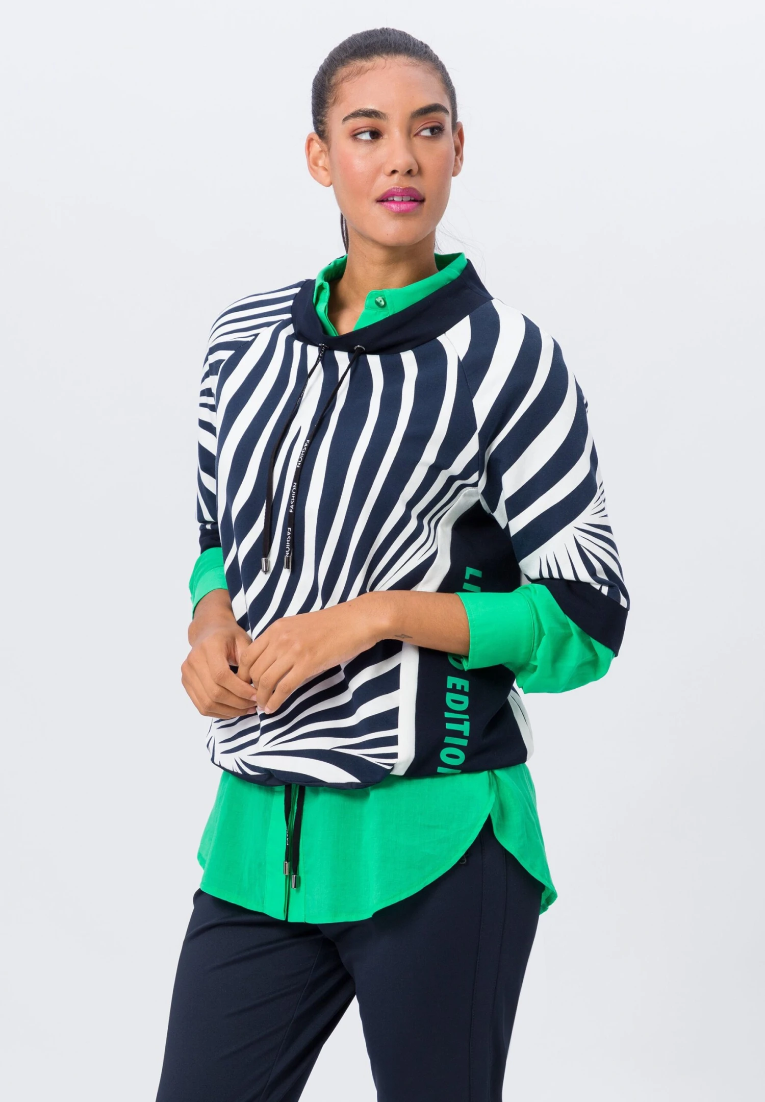 Fresh Mint - T-Shirt À Manches Longues - Deep Sea-Weiß 3 Fresh Mint - T-Shirt À Manches Longues - Deep Sea-Weiß