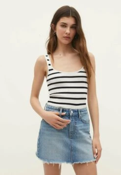 Stradivarius Strappy - Débardeur - Beige