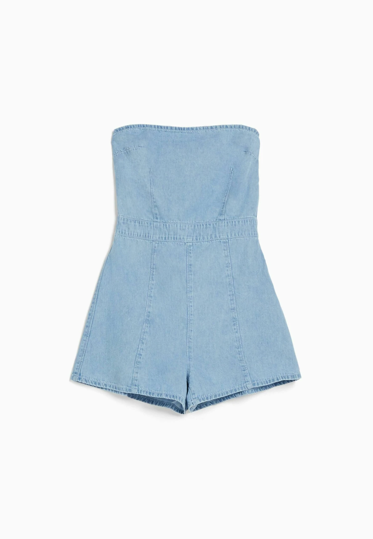 BERSHKA Combinaison - Light Blue Denim 8 BERSHKA Combinaison - Light Blue Denim – Image 6