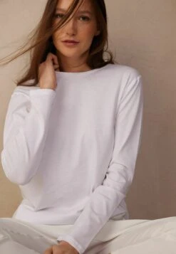 Intimissimi Langärm - T-Shirt À Manches Longues - Weiß White -ESPRIT Soldes 2073376d36274d42a33c9abbecfdff13