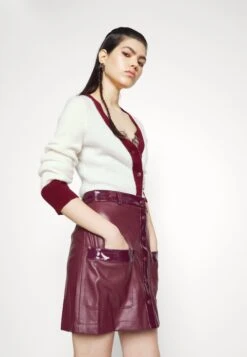 Staud Paper Skirt - Minijupe - Plum -ESPRIT Soldes 2a0acb060bed48078c638a0ef17d2607