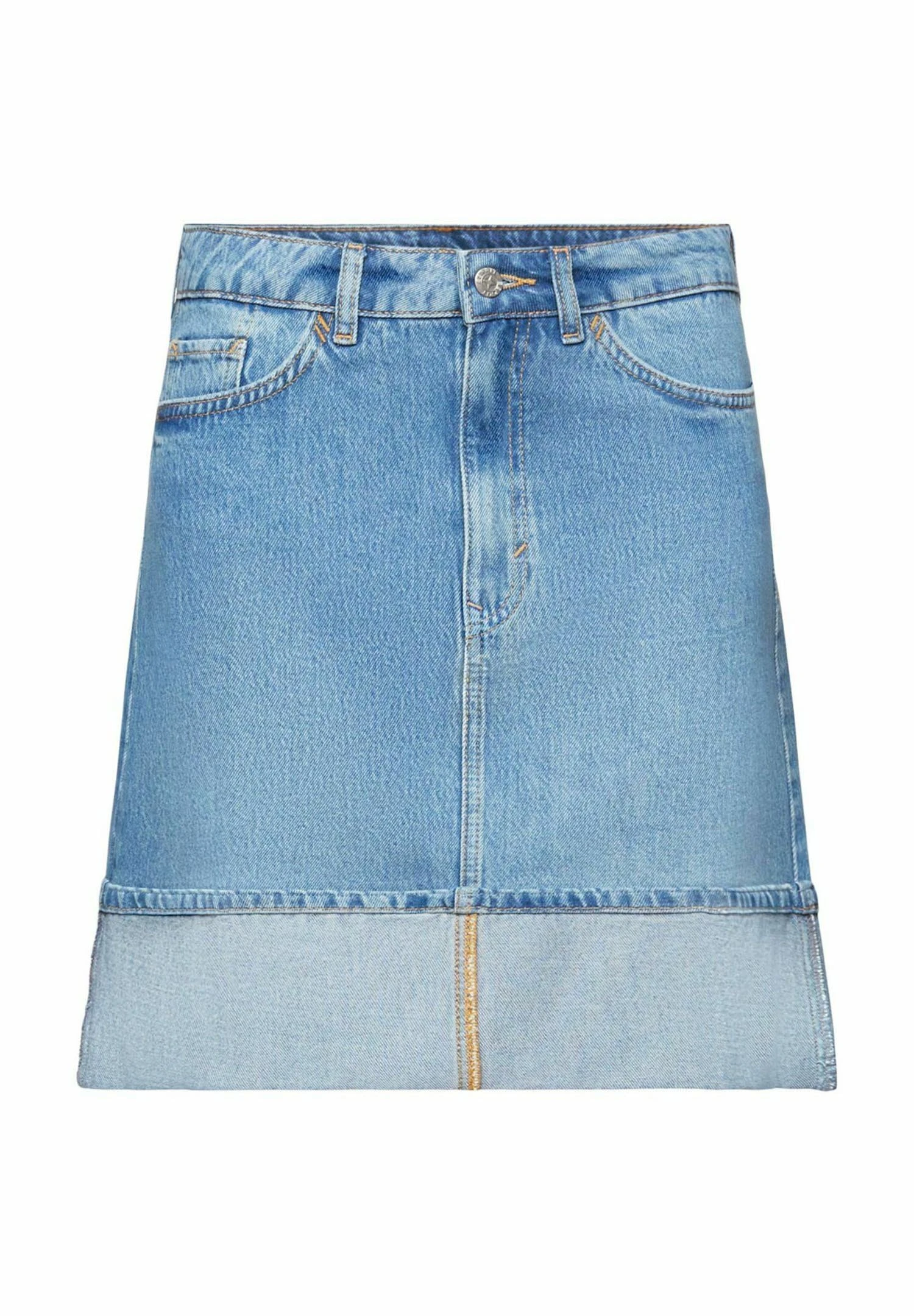 ESPRIT Mit Mittlerer Bundhöhe - Jupe En Jean - Blue Light Washed 8 ESPRIT Mit Mittlerer Bundhöhe - Jupe En Jean - Blue Light Washed – Image 6