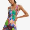 Desigual Floral Sport - Combinaison - Multi Coloured -ESPRIT Soldes 2d0fd7375c554c3fa6f238f498e40798