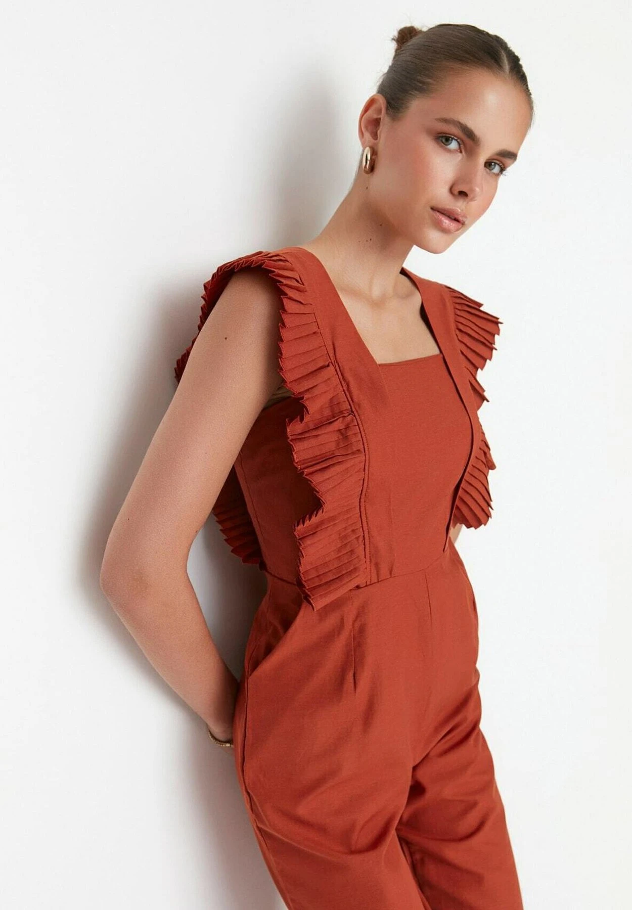 Trendyol Combinaison - Brown 6 Trendyol Combinaison - Brown – Image 4