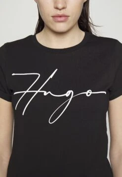 Hugo The Slim Tee - T-Shirt Imprimé - Schwarz -ESPRIT Soldes 3bbc328975424fe09ebb35cf8fe2cc32