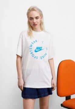 Nike Sportswear W Nsw Bf Prnt Su - T-Shirt Imprimé - Phantom