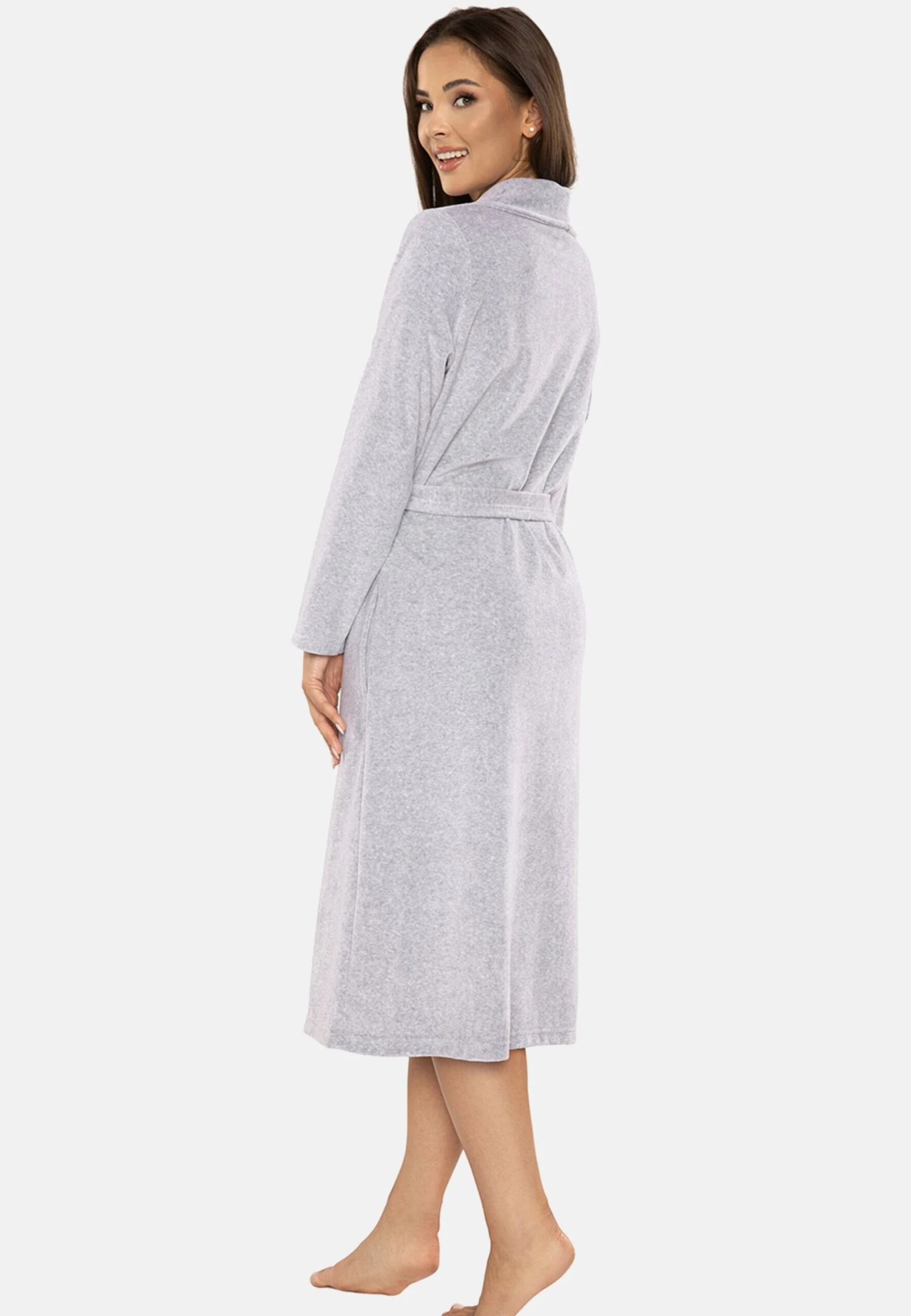 Peignoir - Grey 4 Peignoir - Grey – Image 2