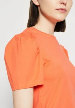 Selected Femme Slfofelia O Neck Tee - T-Shirt Imprimé - Emberglow -ESPRIT Soldes 451aa16b35a14ea39e506f3db65c46d5