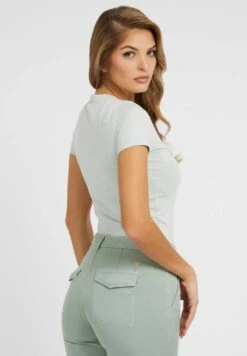 Guess Florales Logo-Dreieck - T-Shirt Imprimé - Hellgrün -ESPRIT Soldes 478243540e264ca49ab1bb5e0d49ace8