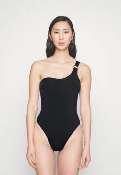 ONLY Onltassy Ring One Shoulder Swimsuit - Maillot De Bain - Black