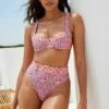 Next Standard - Haut De Bikini - Pink Woodblock -ESPRIT Soldes 503e195afa074b22847e61a9c9574070