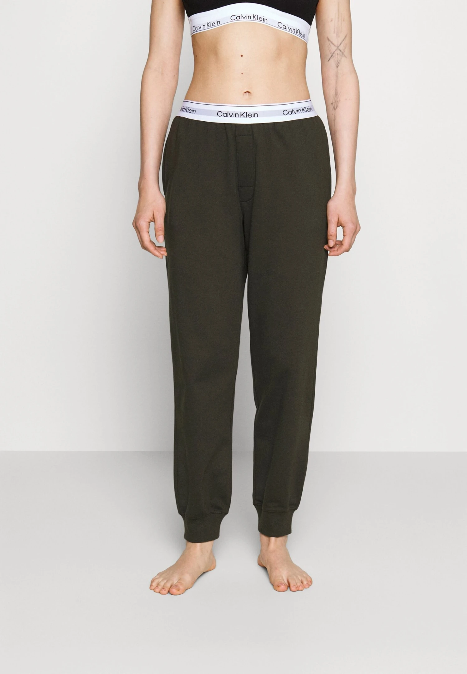 CALVIN KLEIN UNDERWEAR Jogger - Bas De Pyjama - Olive 3 CALVIN KLEIN UNDERWEAR Jogger - Bas De Pyjama - Olive