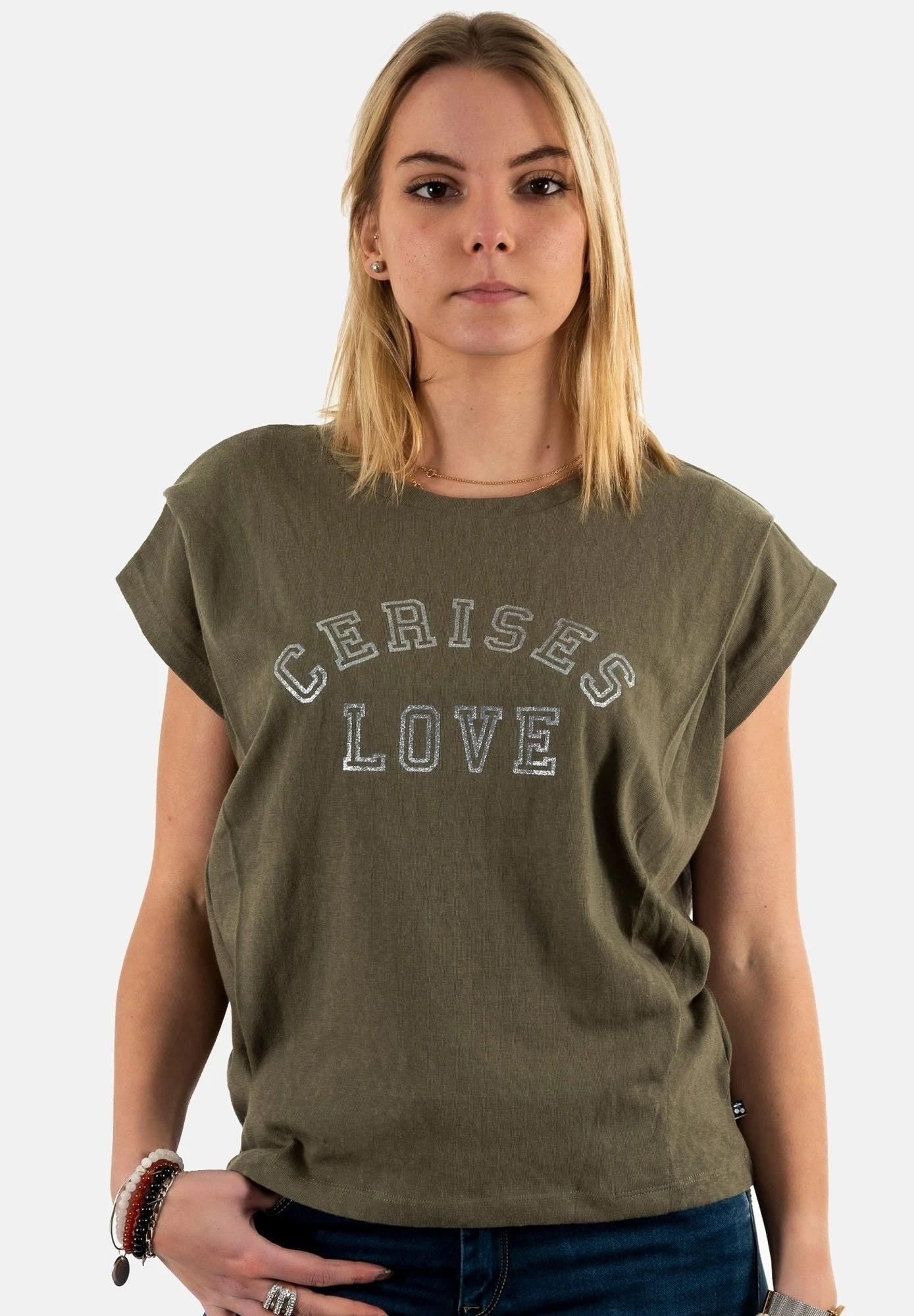 LE TEMPS DES CERISES T-Shirt Imprimé - Vert 3 LE TEMPS DES CERISES T-Shirt Imprimé - Vert