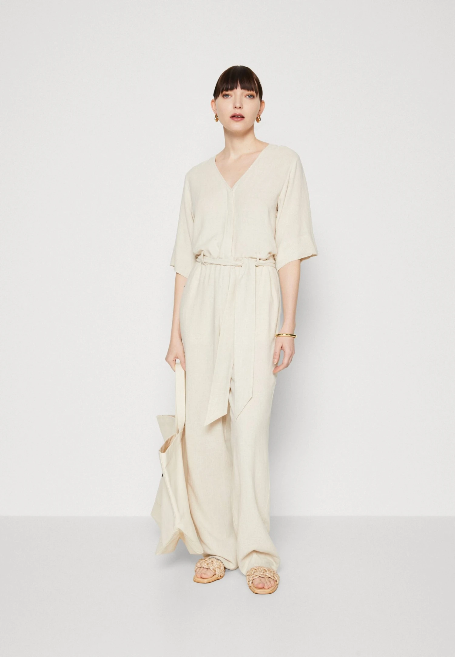 Selected Femme Slfviva Long - Combinaison - Sandshell 4 Selected Femme Slfviva Long - Combinaison - Sandshell – Image 2