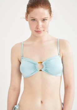 DeFacto Regular Fit - Haut De Bikini - Light Blue