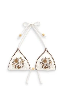 Next Embroidered Standard - Haut De Bikini - Ecru Cream -ESPRIT Soldes 623bc5255d4a4d87a4cef2e8c844244e