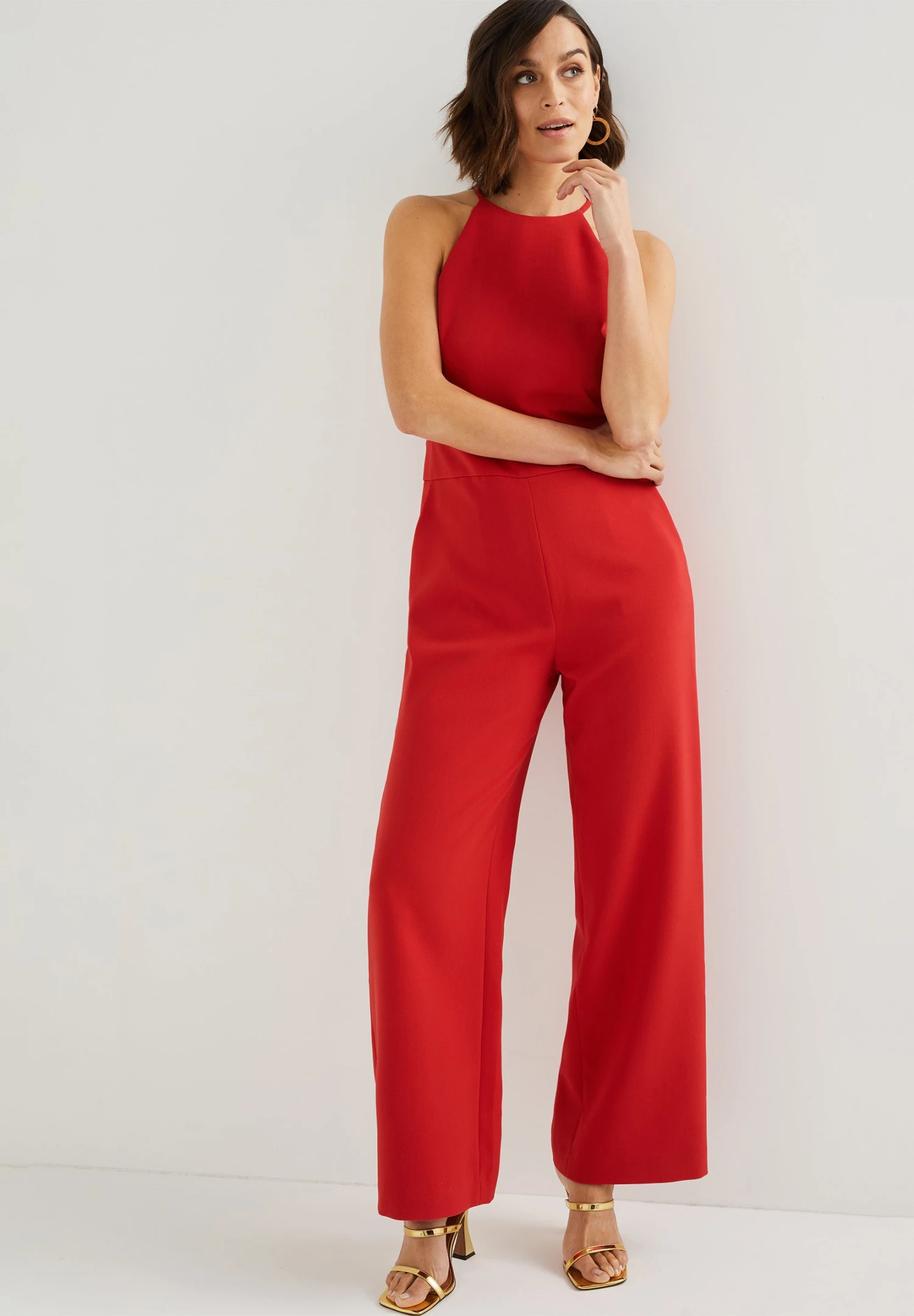 WE FASHION Met Open Rug - Combinaison - Red 4 WE FASHION Met Open Rug - Combinaison - Red – Image 2