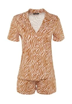 Trendyol Set - Pyjama - Orange -ESPRIT Soldes 68b02d8781c1407dba07f210b420ad29