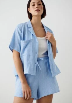 Gina Tricot Gauze - Bas De Pyjama - Blue