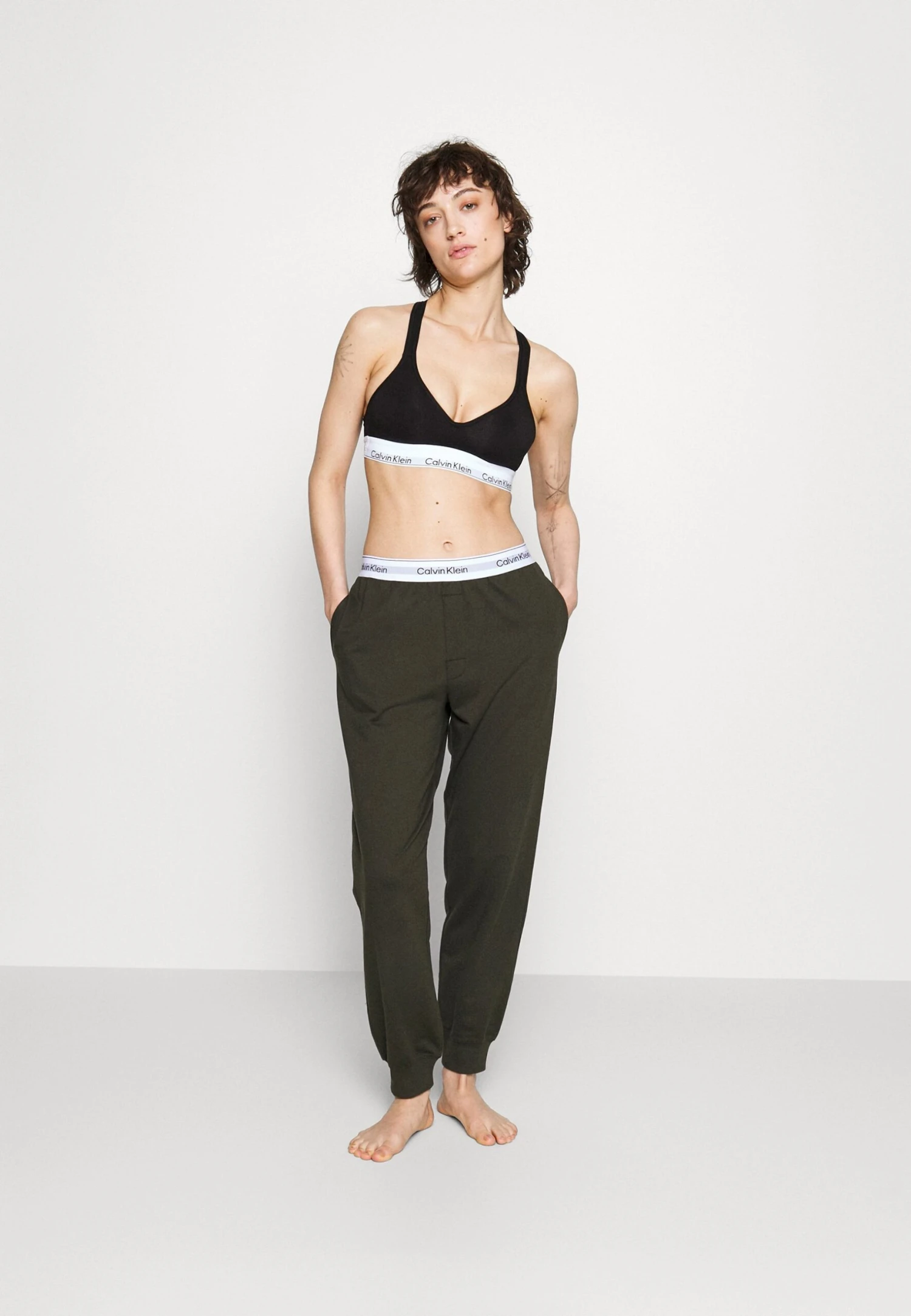 CALVIN KLEIN UNDERWEAR Jogger - Bas De Pyjama - Olive 4 CALVIN KLEIN UNDERWEAR Jogger - Bas De Pyjama - Olive – Image 2
