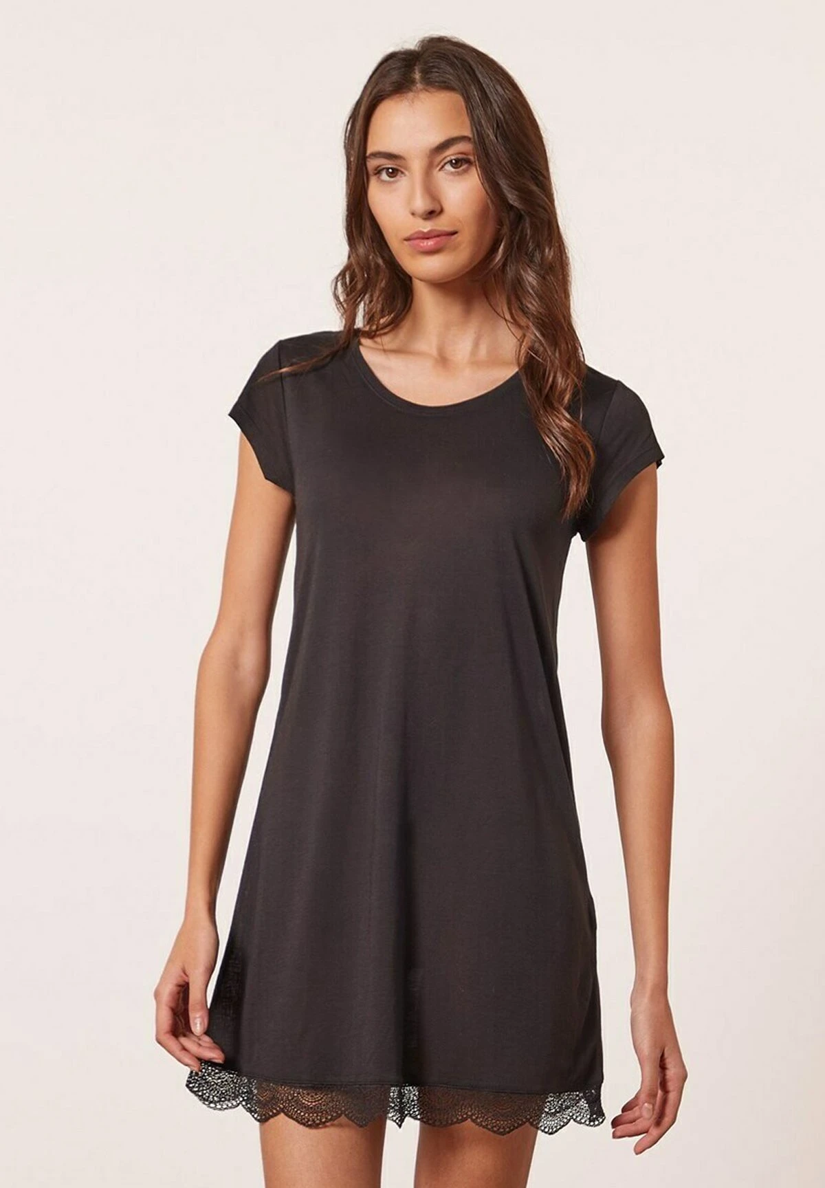 ETAM Warm Day - Chemise De Nuit / Nuisette - Noir 3 ETAM Warm Day - Chemise De Nuit / Nuisette - Noir