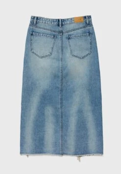 Stradivarius Ripped - Jupe Longue - Dirty Denim -ESPRIT Soldes 7824c690311040f09382e32112ead969