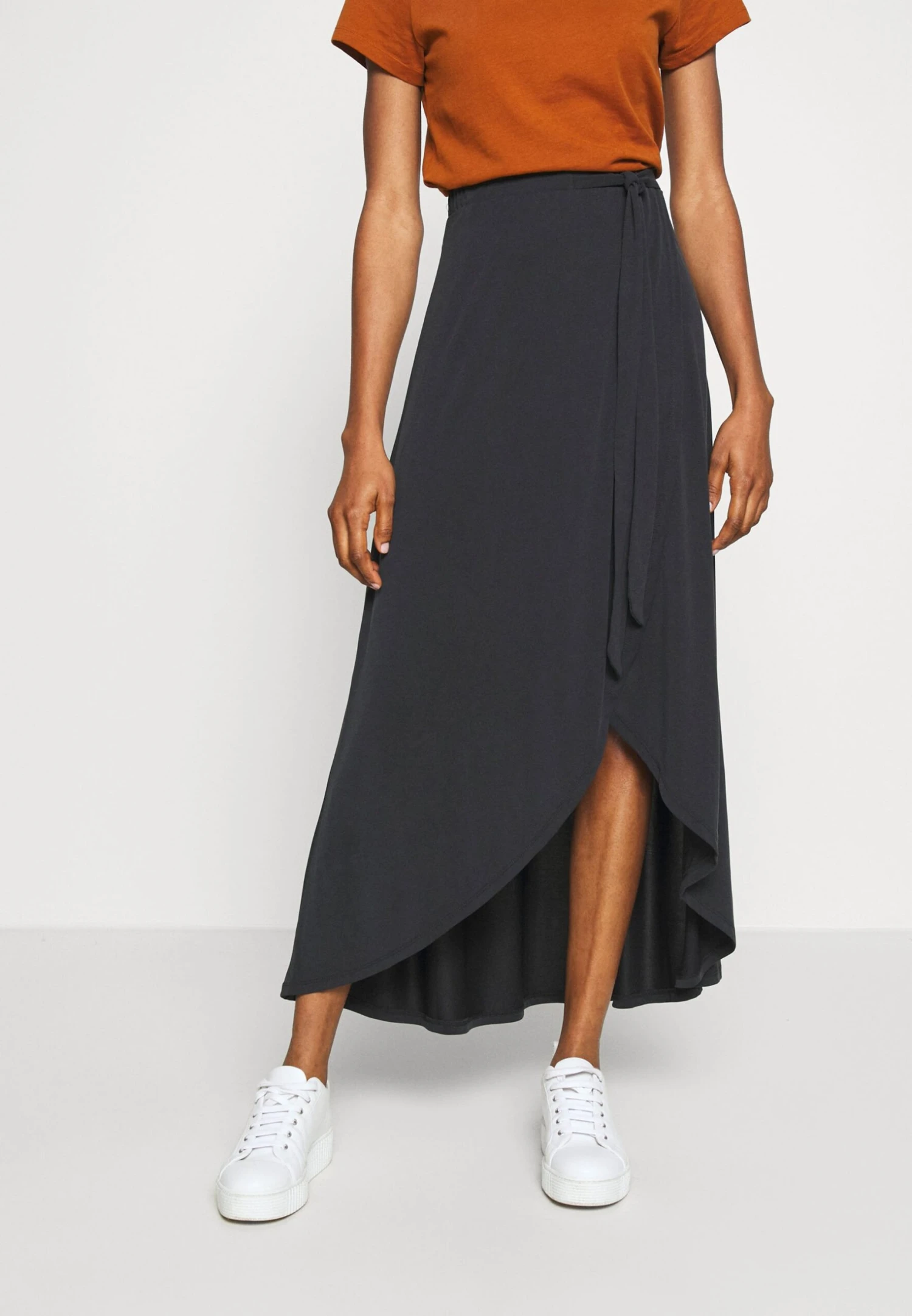 Object Objannie Noos - Jupe Portefeuille - Black 3 Object Objannie Noos - Jupe Portefeuille - Black