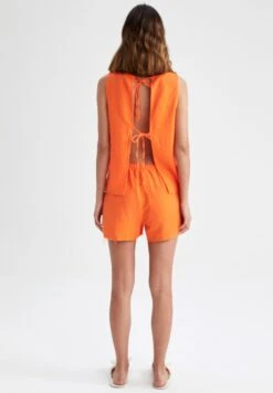 DeFacto Regular Fit - Bas De Pyjama - Orange -ESPRIT Soldes 7a8469f616254f6bbcd795796c563cc3