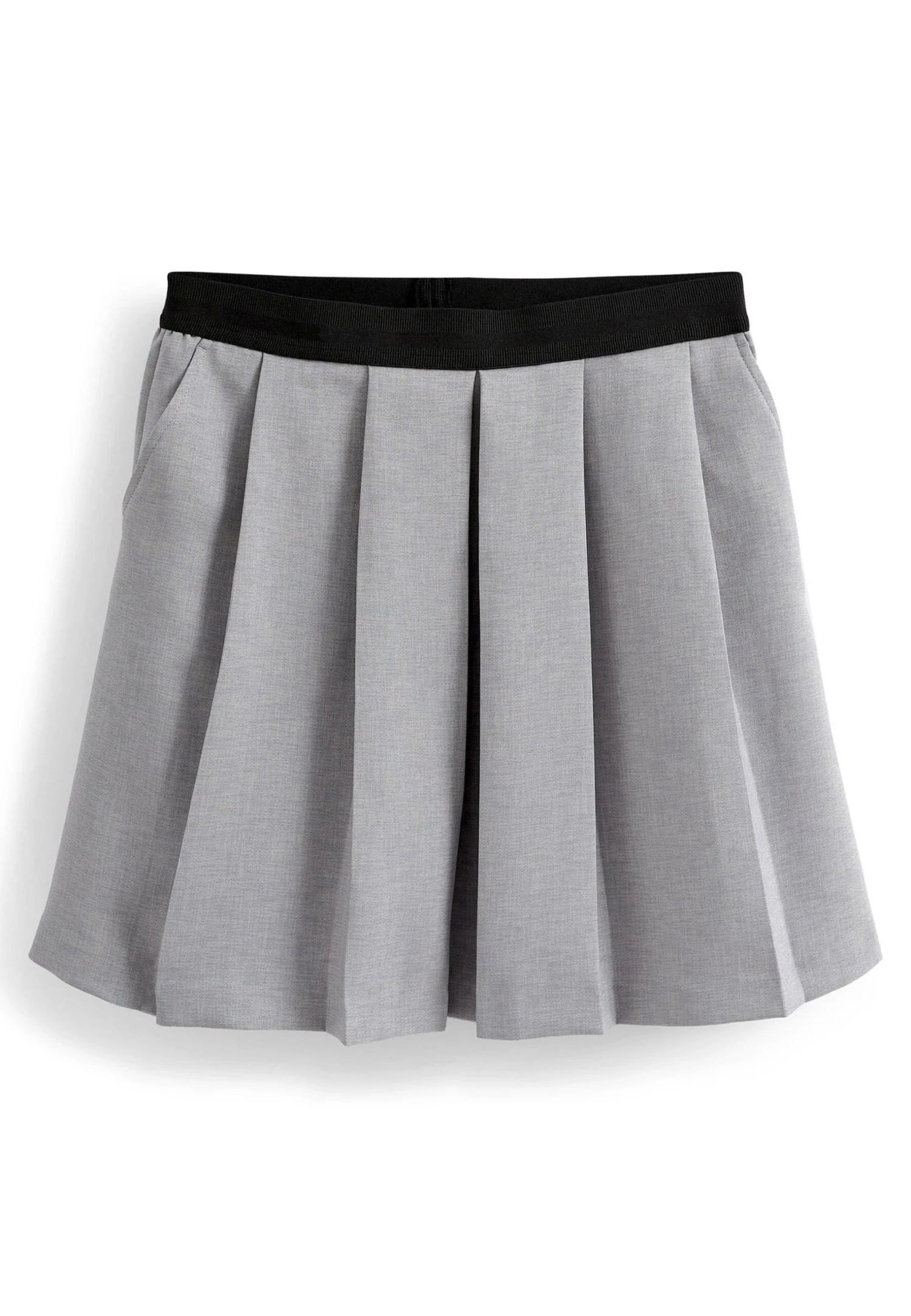 Next Elasticated Waist Detail Pleated Standard - Jupe Trapèze - Grey 5 Next Elasticated Waist Detail Pleated Standard - Jupe Trapèze - Grey – Image 3