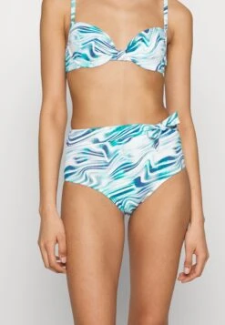 ESPRIT Ombre Beach High Waist Brief With Tie - Bas De Bikini - Ink