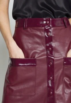 Staud Paper Skirt - Minijupe - Plum -ESPRIT Soldes 82a2ecc75e1c45219ad17a6020dfad95