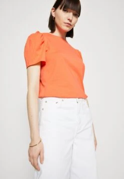 Selected Femme Slfofelia O Neck Tee - T-Shirt Imprimé - Emberglow -ESPRIT Soldes 831406e607334f408b7f6172096d4346