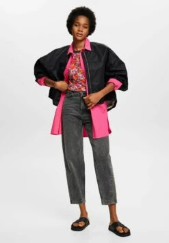 ESPRIT Mit Floralem Allover-Muster - T-Shirt Imprimé - Navy -ESPRIT Soldes 867f7e49b5204f4ab9d69c2d152f8f39