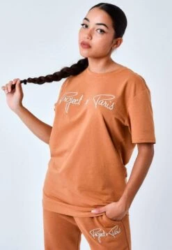 T-Shirt Imprimé - Camel -ESPRIT Soldes 948b3f323c094260a3a07b0b1d53f0b6