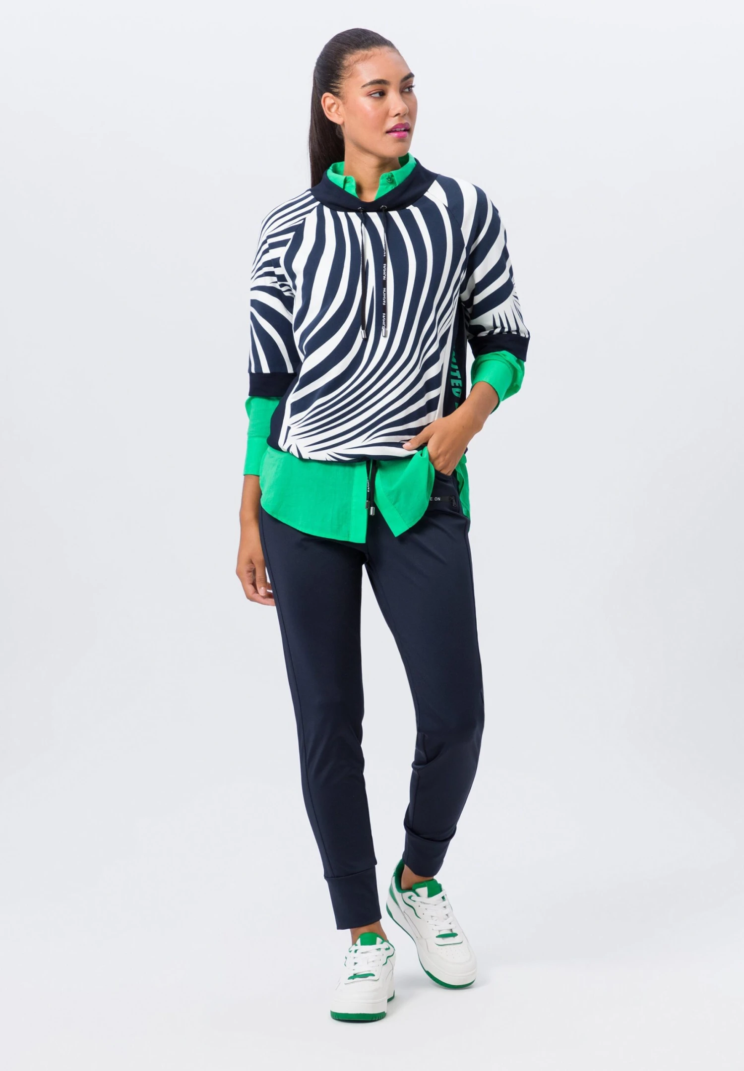 Fresh Mint - T-Shirt À Manches Longues - Deep Sea-Weiß 4 Fresh Mint - T-Shirt À Manches Longues - Deep Sea-Weiß – Image 2