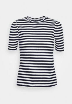 Pieces Petite Pcruka Puff - T-Shirt Basique - Black/Cloud Dancer -ESPRIT Soldes a2eed9d58c754070b70453c3d5db1a4d