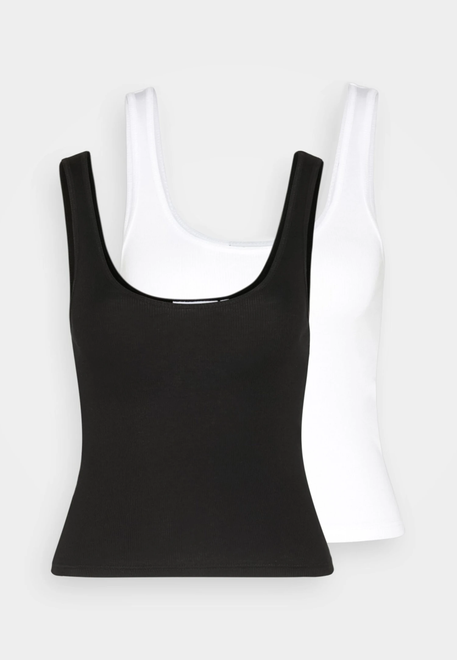 WEEKDAY Open Neck Tank 2 Pack - Débardeur - Black Dark 8 WEEKDAY Open Neck Tank 2 Pack - Débardeur - Black Dark – Image 6
