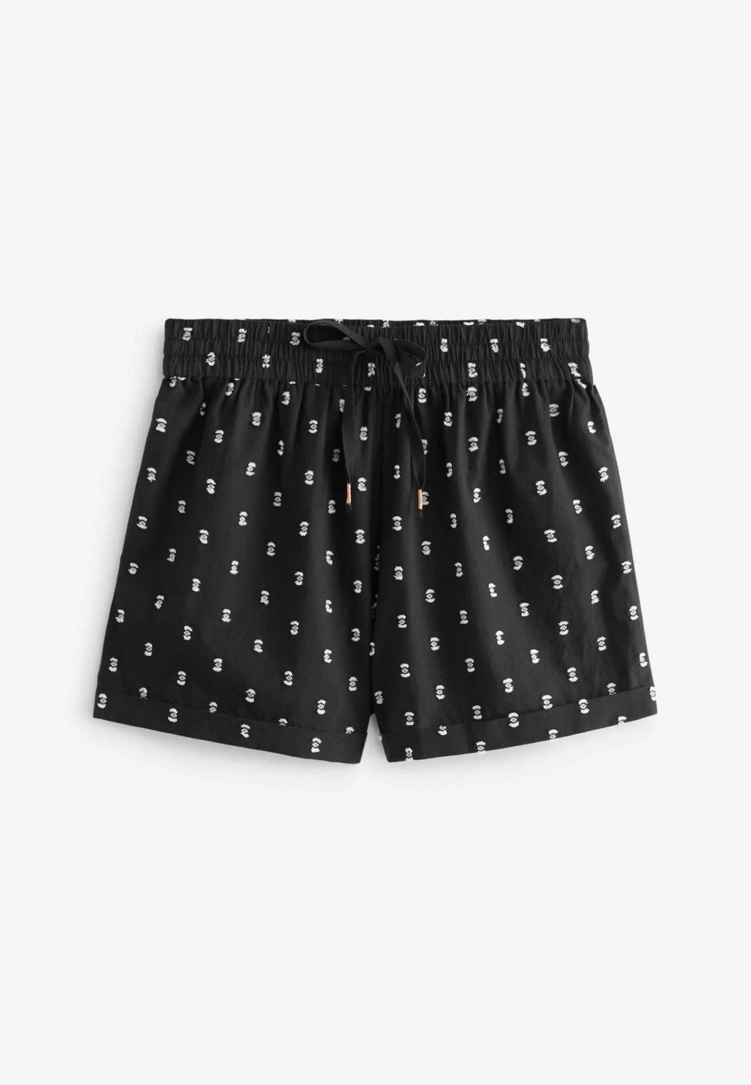 Next Embroidered Button Through Standard - Pyjama - Black 10 Next Embroidered Button Through Standard - Pyjama - Black – Image 8