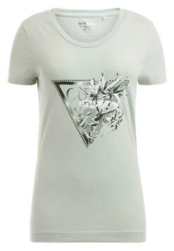 Guess Florales Logo-Dreieck - T-Shirt Imprimé - Hellgrün -ESPRIT Soldes aa15b9e956e44200b44d2319d6d68e7d