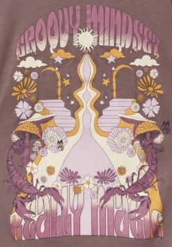 PULL & BEAR Short Sleeve - T-Shirt Imprimé - Brown -ESPRIT Soldes b0863668abf74fb3bc420275269be9a3