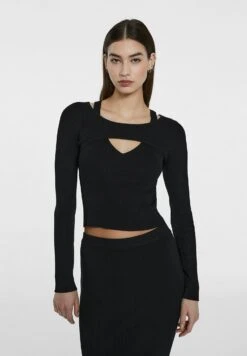 Stradivarius Long With Slit - Jupe Longue - Black 13 Stradivarius Long With Slit - Jupe Longue - Black -ESPRIT Soldes b2e3231cb58a4f019b771c6a17446756