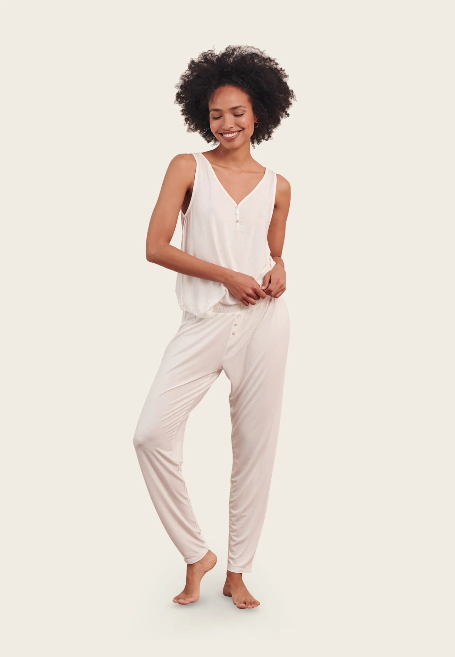 ETAM Haut De Pyjama - Ecru 4 ETAM Haut De Pyjama - Ecru – Image 2