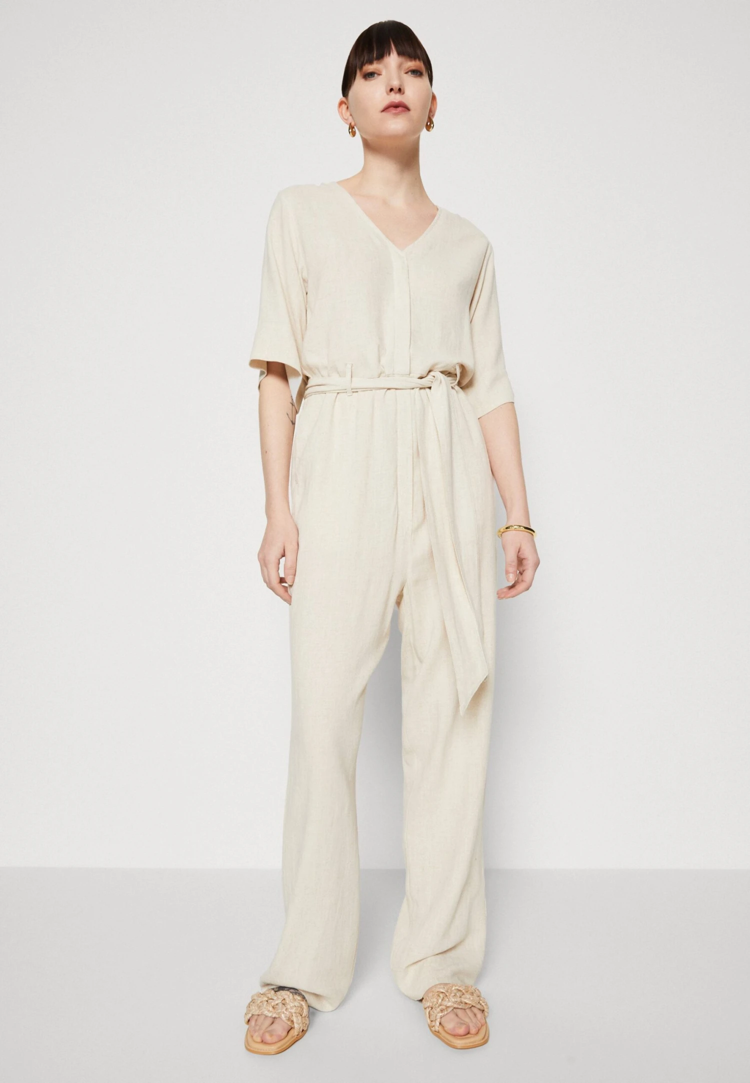 Selected Femme Slfviva Long - Combinaison - Sandshell 6 Selected Femme Slfviva Long - Combinaison - Sandshell – Image 4