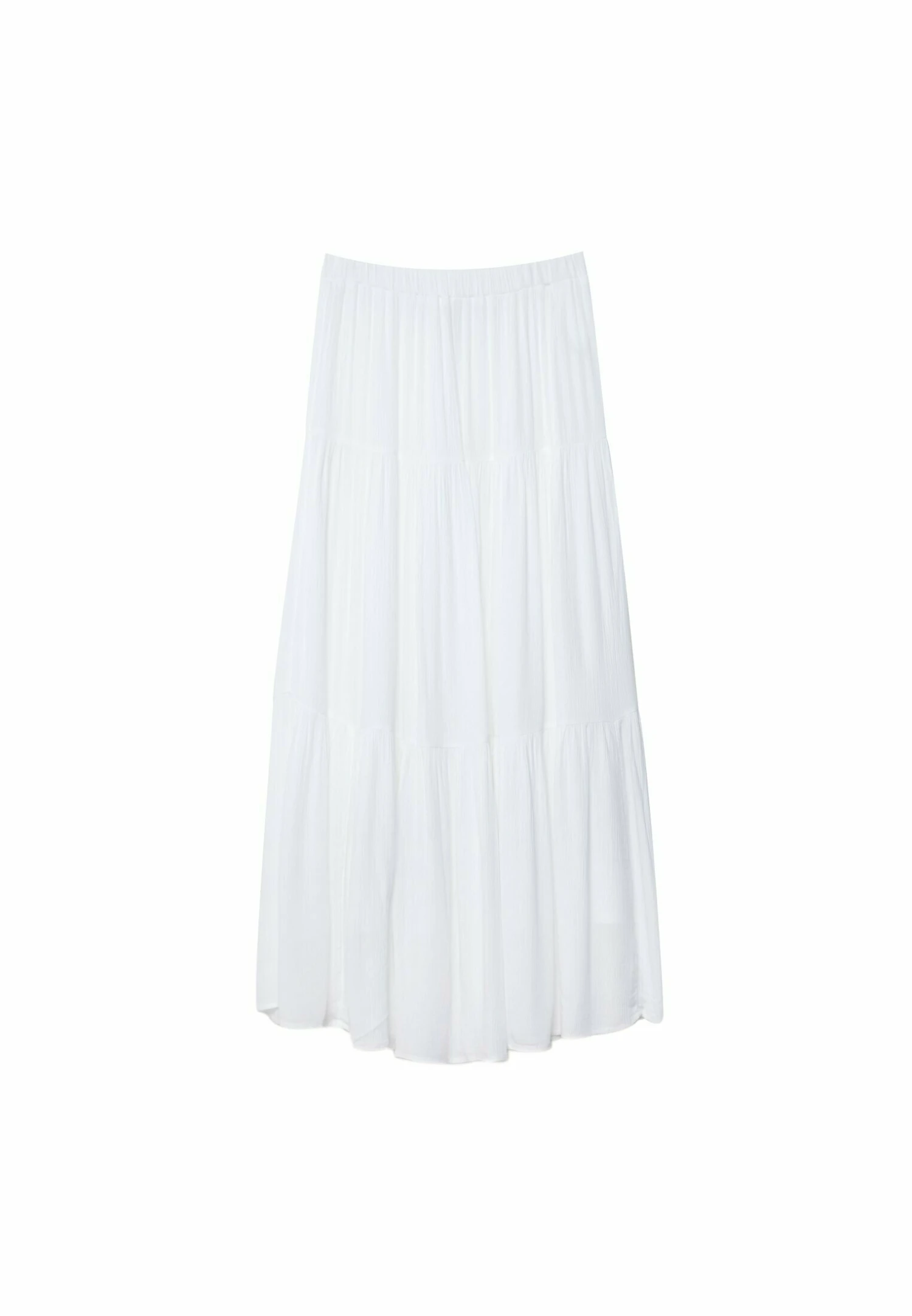 Stradivarius Peasant - Jupe Longue - White 7 Stradivarius Peasant - Jupe Longue - White – Image 5